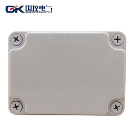 चीन टिकाऊ ग्रे ABS जंक्शन बॉक्स, इलेक्ट्रॉनिक्स के लिए छोटे स्पष्ट प्लास्टिक बाड़े आपूर्तिकर्ता