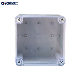 चीन सफेद प्लास्टिक विद्युत संलग्नक बक्से / पीवीसी पनरोक जंक्शन बॉक्स 125 * 125 * 75 सेमी आपूर्तिकर्ता